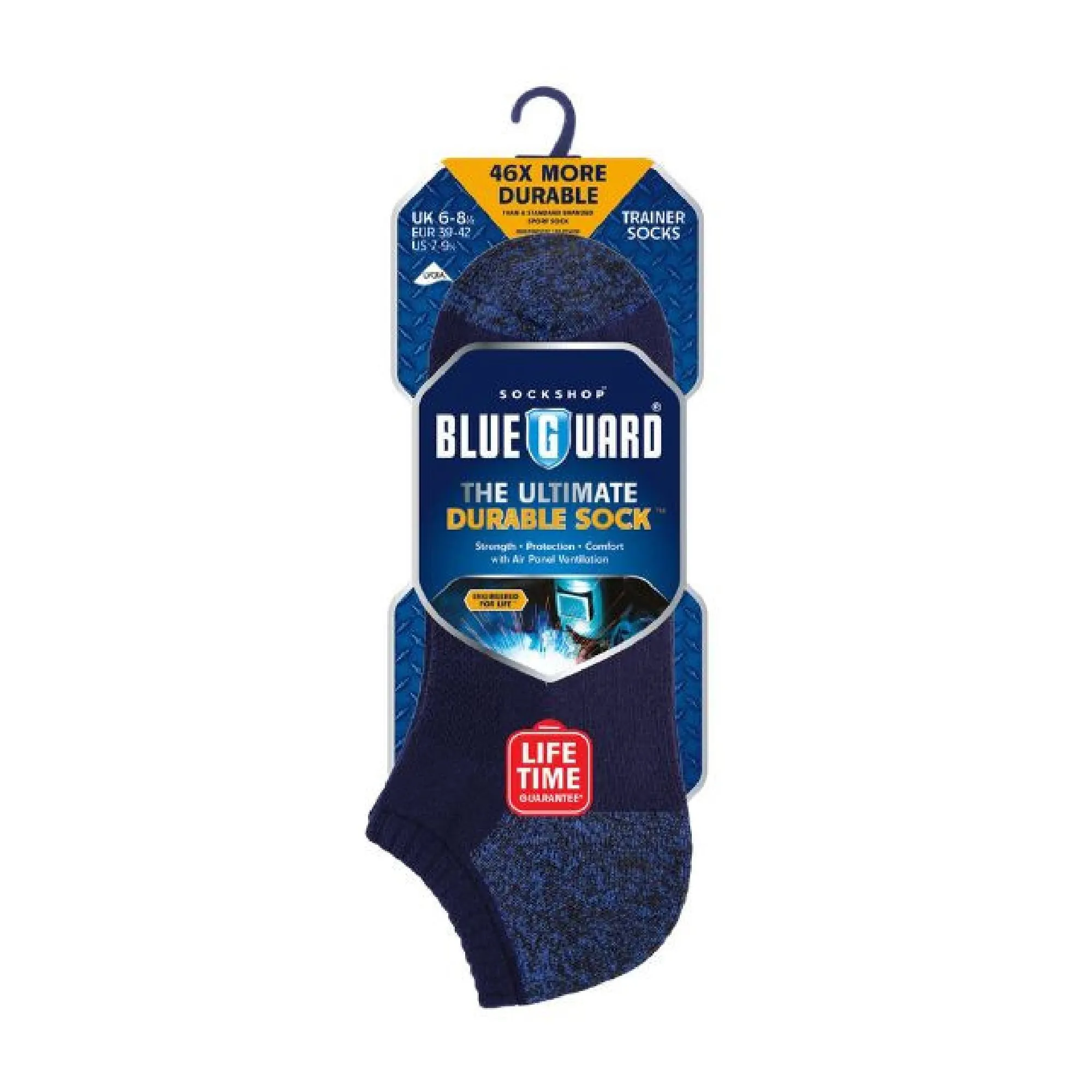 1 Pack Mens Work Heavy Duty Ankle Socks with Reinforced Heel & Toe