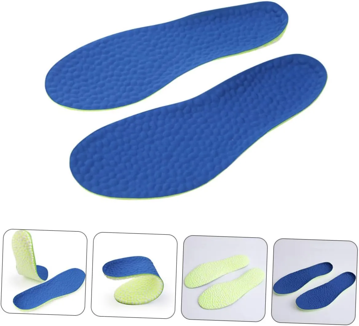 1 Pair Foaming Insoles for Sports Breathable Comfort Inserts Arch Support and Shock Absorption for Daily Walking and Exercise Fit