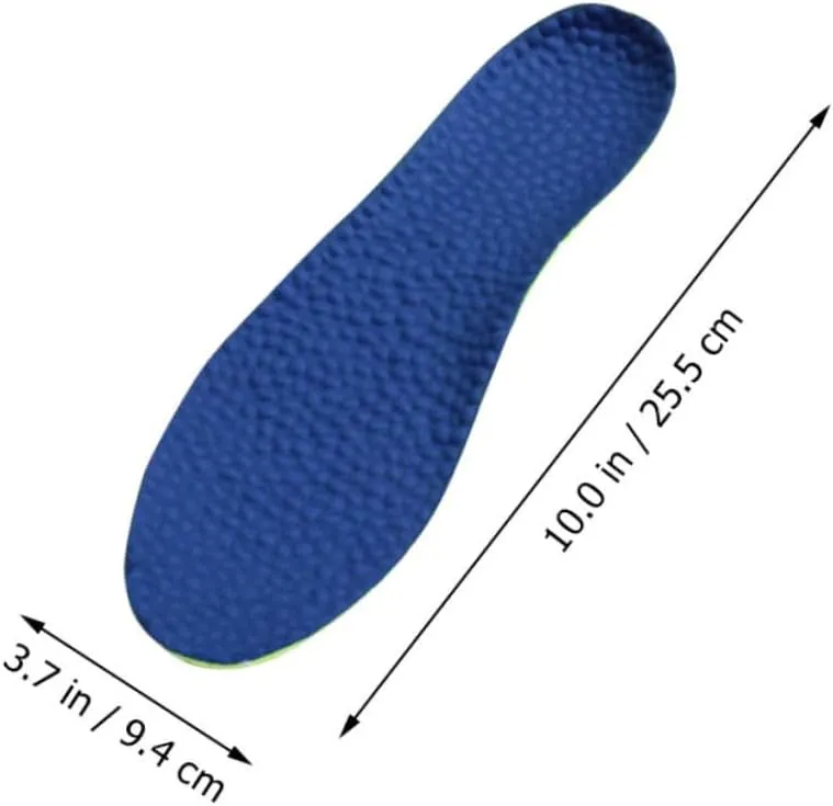 1 Pair Foaming Insoles for Sports Breathable Comfort Inserts Arch Support and Shock Absorption for Daily Walking and Exercise Fit