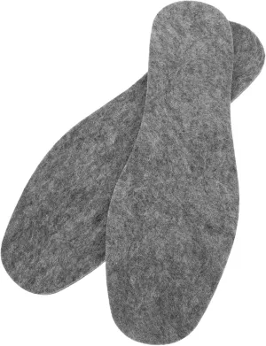 1 Pair Warm Wool Insoles for Boots Soft Breathable Cuttable Shoe Inserts for Men Women for Winter Comfort Sweat Absorbing Foot Fatigue Relief