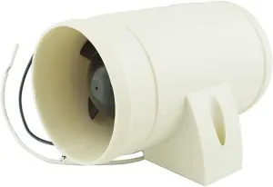 12V in-Line Air Blower Boat Bilge Engine Galley Marine Cabin Ventilation Fan Corrosion Resistant ABS Marine Boat Parts