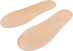 1Pair Height Increasing Insoles for Men and Women Breathable Pigskin Shoe Cushions for Improving Shoe Comfort and Elevating Height