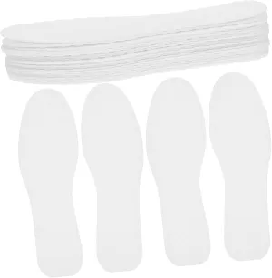 20 Pairs Women Men Breathable Shoe Inserts Thin Insoles for Running Walking Shoes
