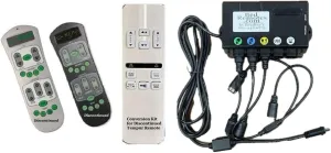 3 Piece Conversion KIT- Compatible with Lost or Broken Tempurpedic Ergo Grand or Premier Remote Control