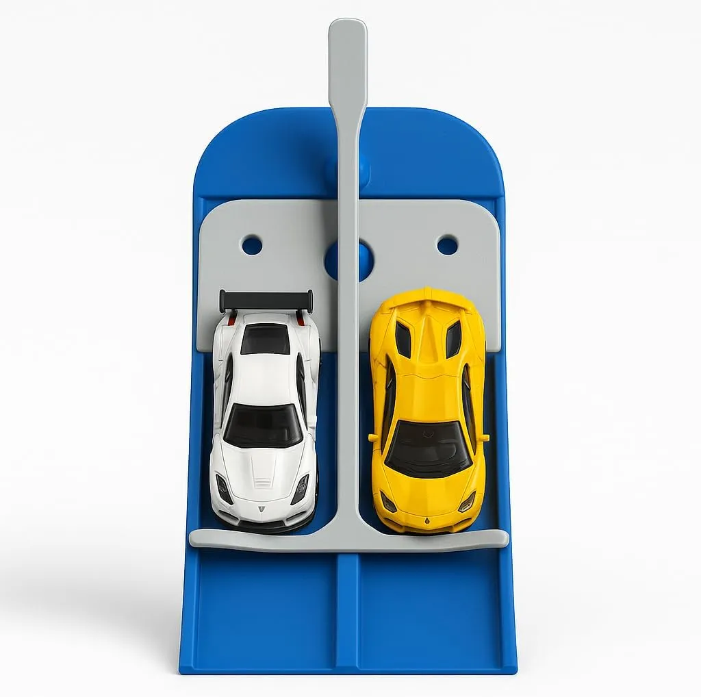 3D-Printed Desktop Clamp Adapter for Blu Track Classic – Dual-Lane Racing Starter Gate & Adjustable Non-Slip Mount (Third-Party Accessory, Not Affiliated)