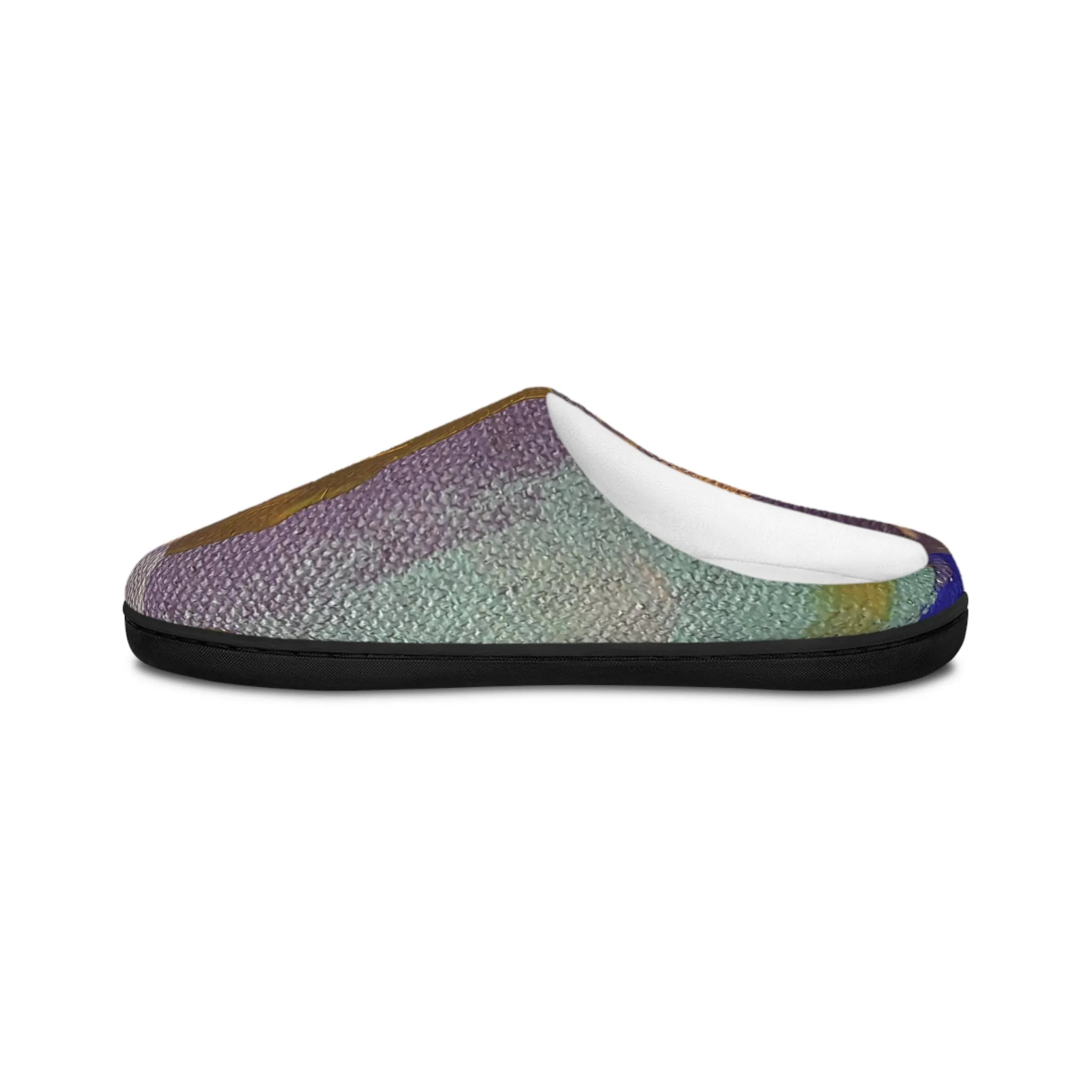 Abstract Slippers Men's Quick turnaround Ergonomic Indoor art