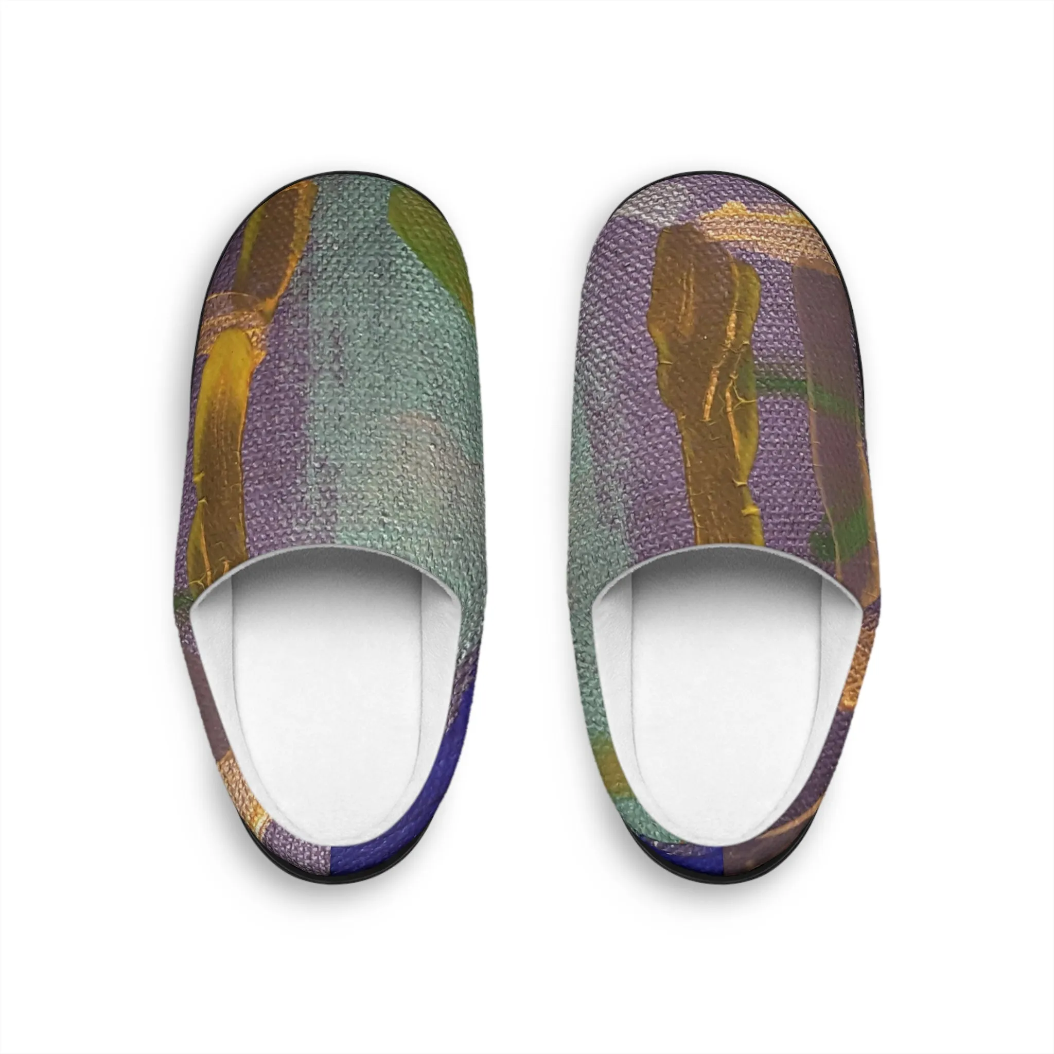 Abstract Slippers Men's Quick turnaround Ergonomic Indoor art