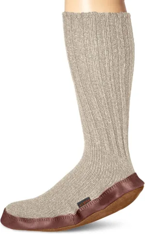 Acorn Mens and Womens Original Slipper Socks - Cloud Cushion, Ragg Wool, Moisture-Wicking, Suede Sole