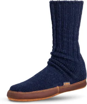Acorn Mens and Womens Original Slipper Socks - Cloud Cushion, Ragg Wool, Moisture-Wicking, Suede Sole