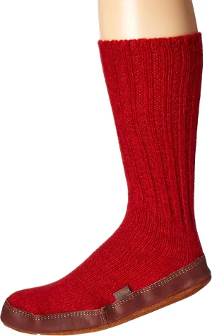 Acorn Mens and Womens Original Slipper Socks - Cloud Cushion, Ragg Wool, Moisture-Wicking, Suede Sole