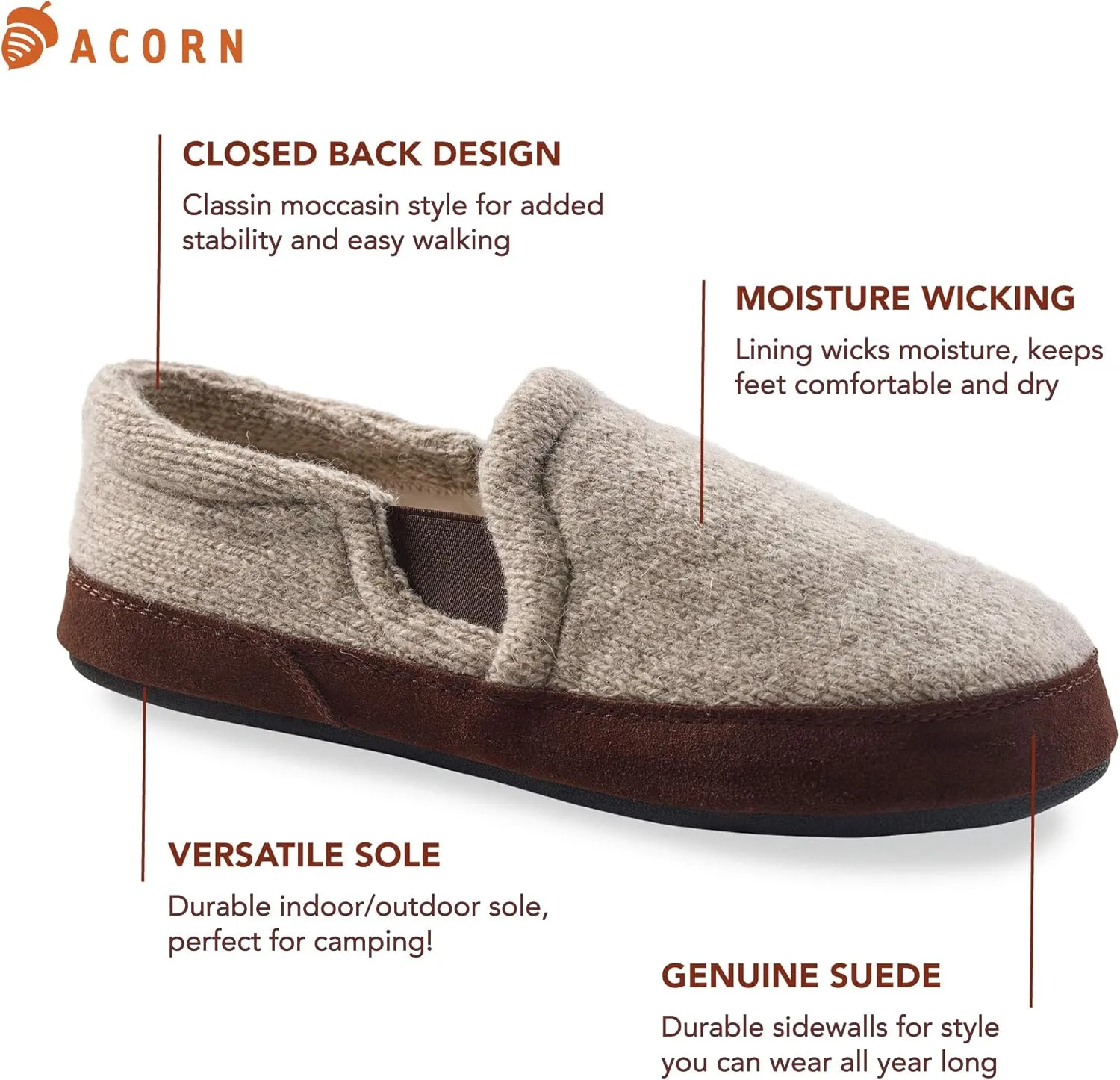 Acorn Men's Fave Gore