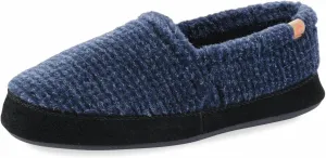 Acorn Men's Slippers with Memory Foam Insole Suede Sidewall and Rubber Outsole