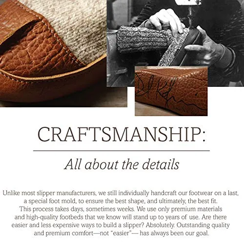 Acorn Women's Slipper with Berber Lining, Suede Siding and Durable Non-Slip Indoor/Outdoor Sole, Chocolate, 5-6