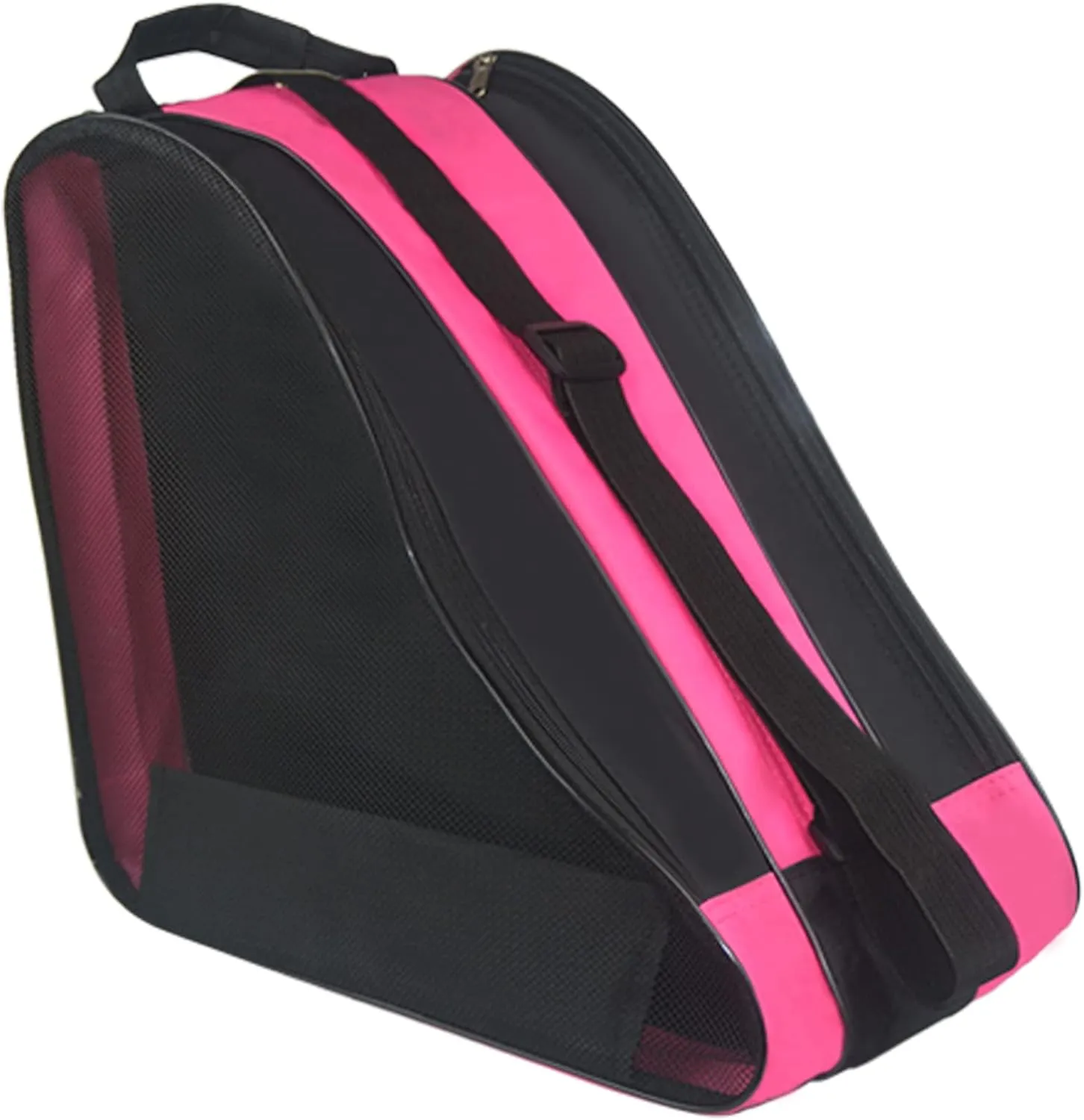 Adjustable Shoulder Strap Skate Bag - Large Capacity, Breathable, Fits Quad, Inline, Ice & Roller Skates and Accessories