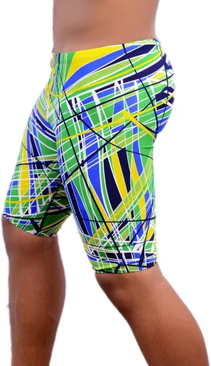 Adoretex Boy's/Men's Printed Pro Athletic Jammer Swimsuit Swim Shorts