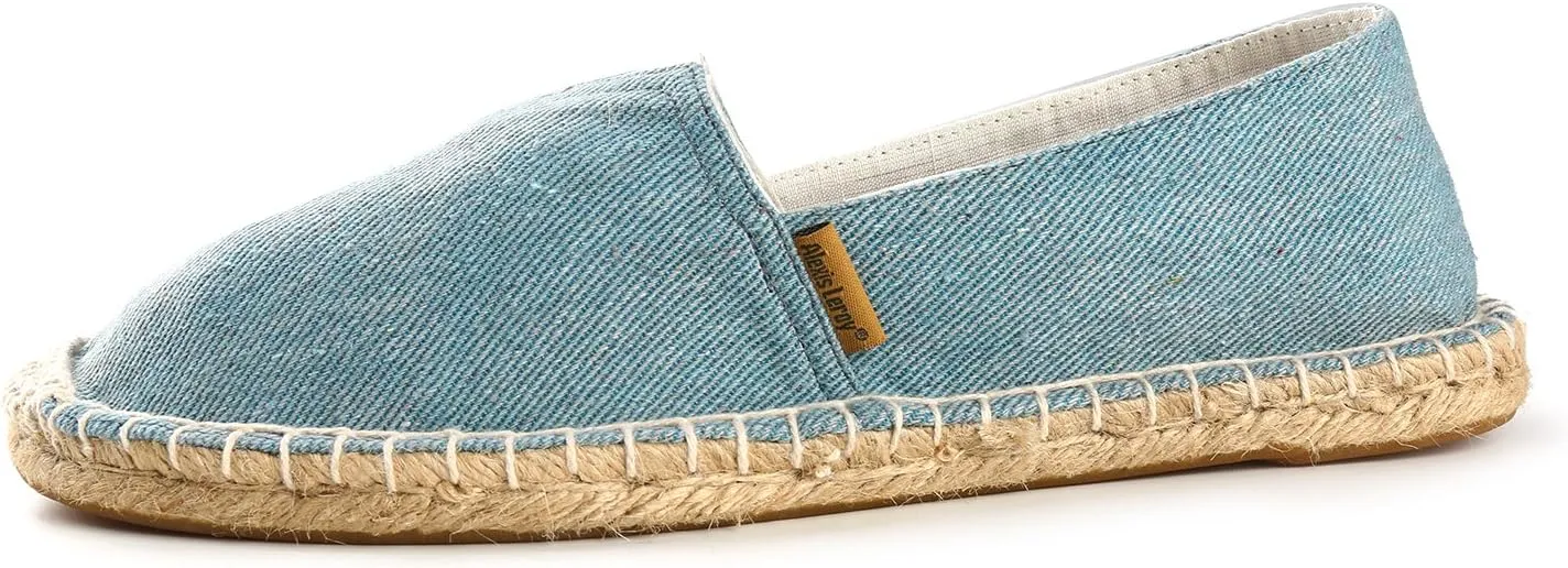 Alexis Leroy Men's Fashion Casual Canvas Slip on Flat Espadrilles