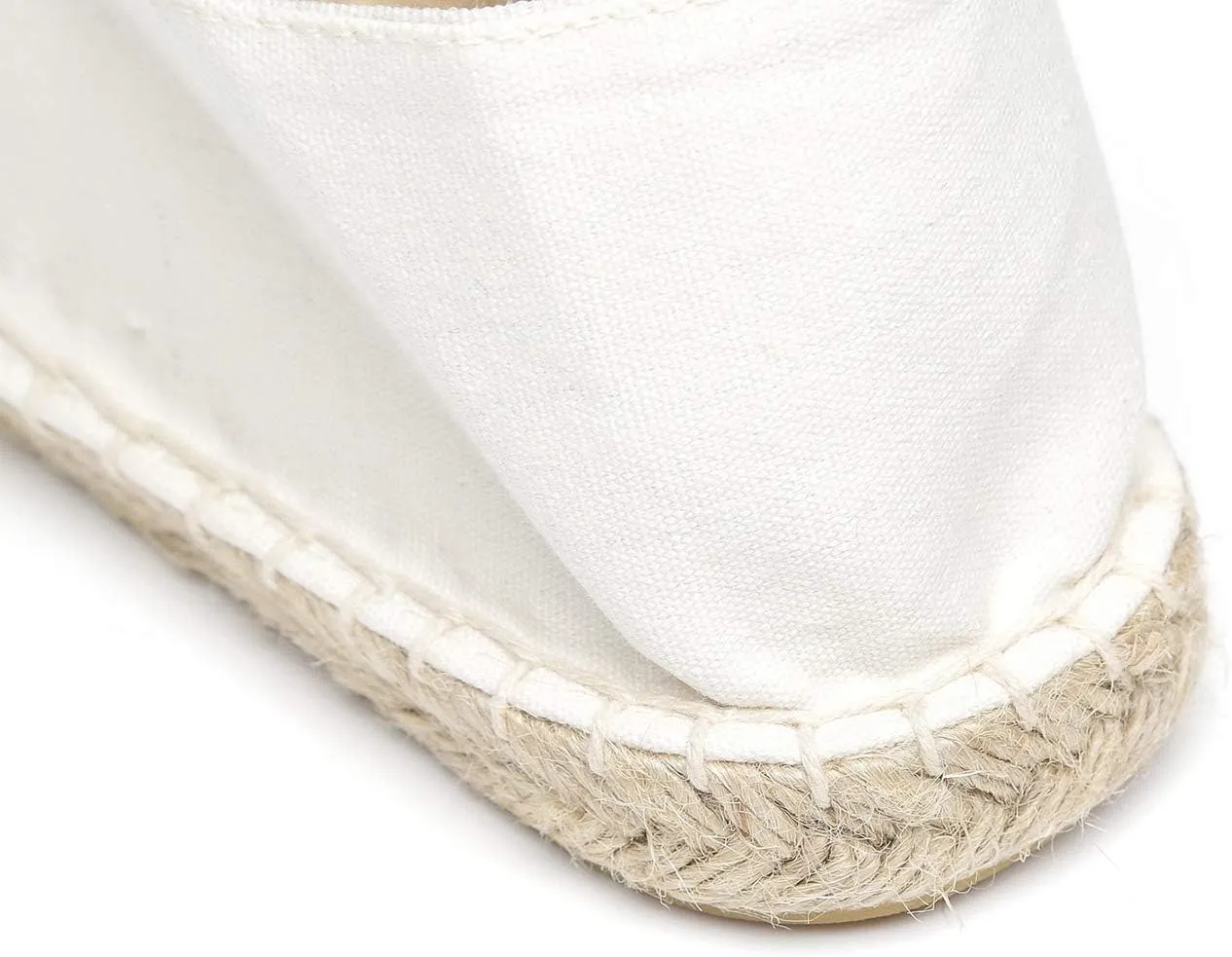 Altxic Men's Closed Toe Comfortable Canvas Slip on Flat Espadrilles