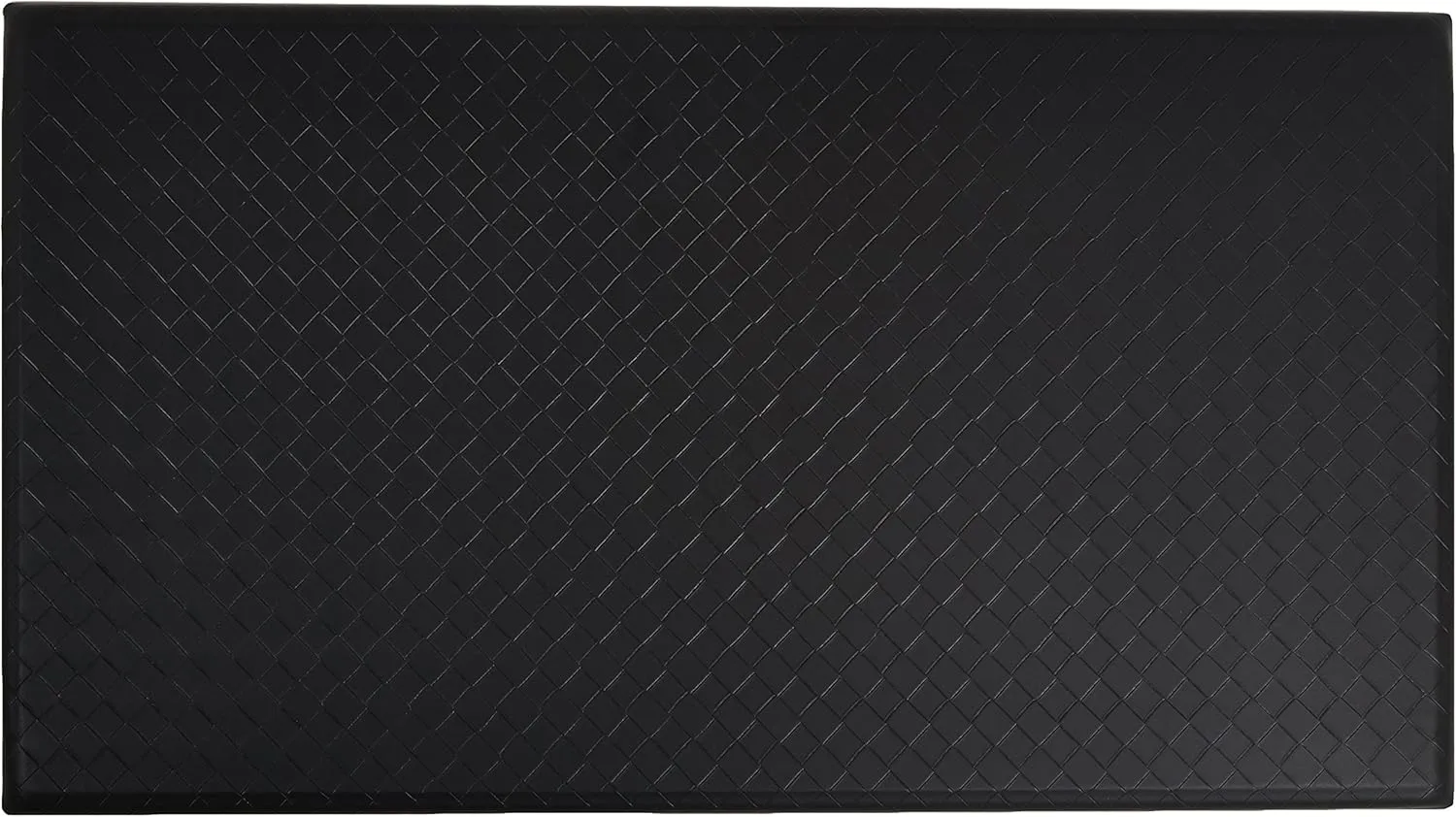 Amazon Basics Anti-Fatigue Standing Mat, Non-Slip, Comfort Mat for Home and Office, 20W x 36L x 0.6Th in, Black, 1-Pack