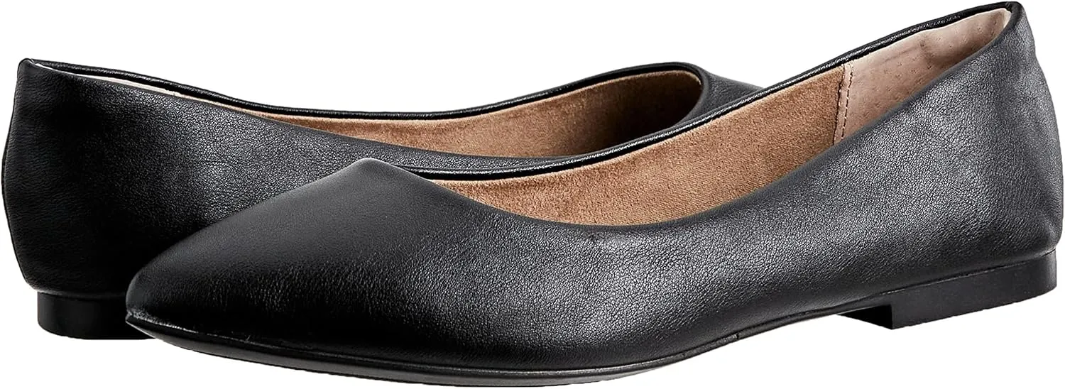 Amazon Essentials Women's Pointed-Toe Ballet Flat