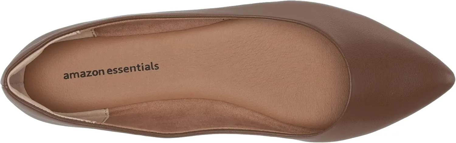 Amazon Essentials Women's Pointed-Toe Ballet Flat
