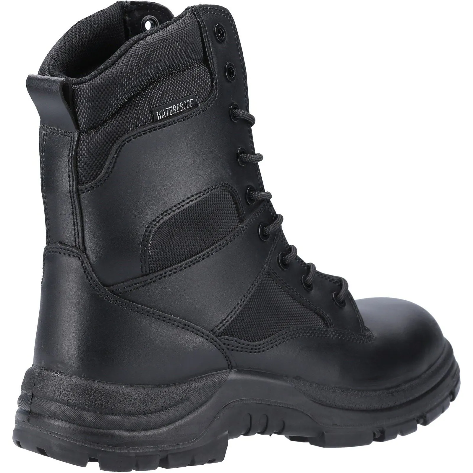 Amblers Safety Combat Leather Black Safety Boots