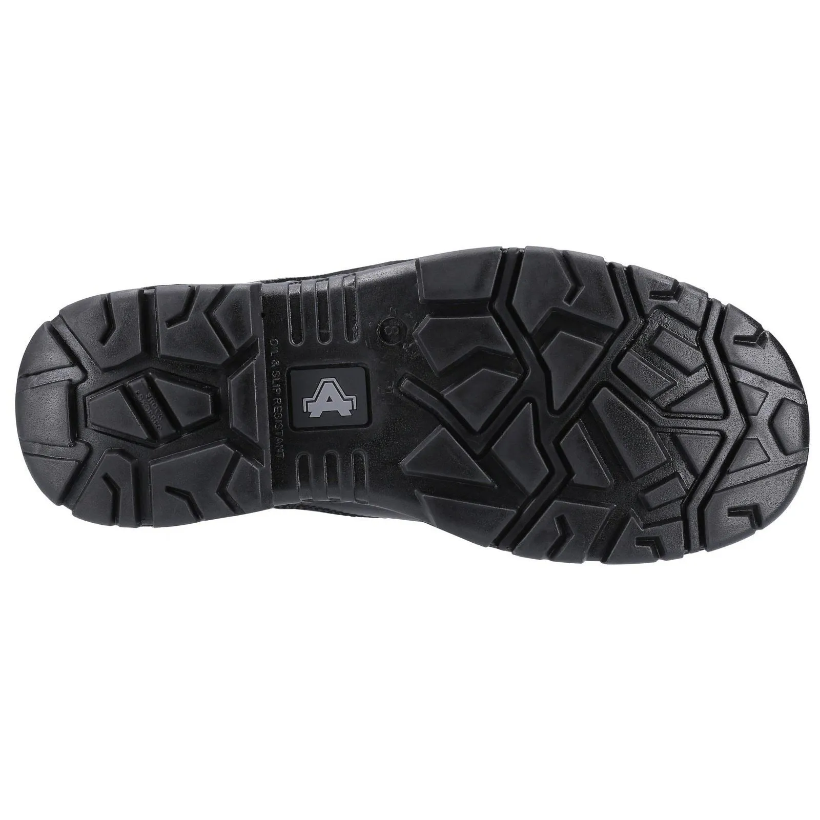 Amblers Safety Combat Leather Black