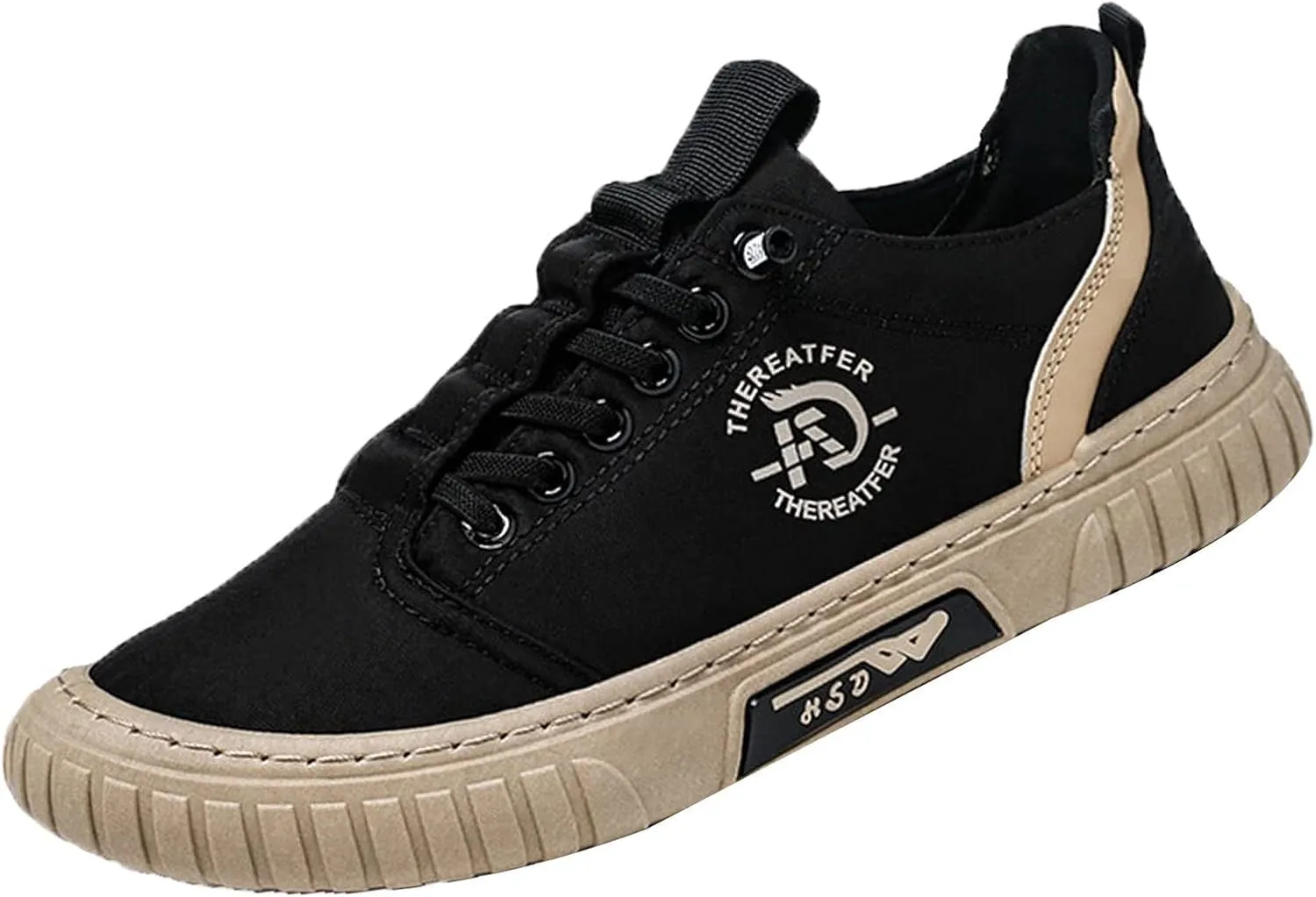 AngryMonkey Men's Outdoor Low Top Hopomart Sport Shoes, Non-Slip Lightweight Breathable Travel Casual Jogging Shoe