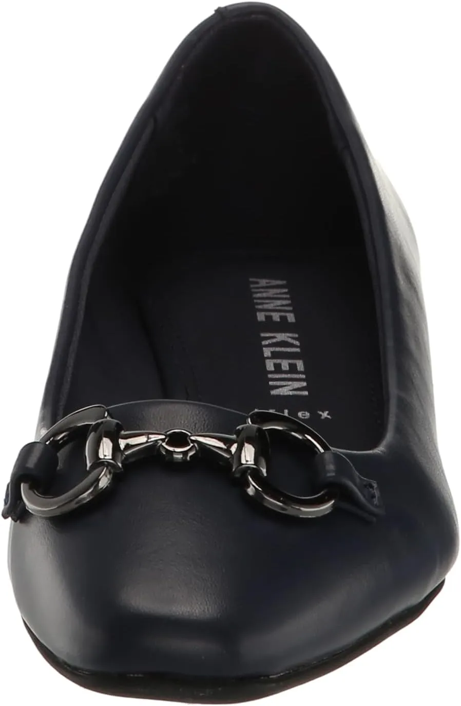 Anne Klein Womens CORA Chain Slip On Loafers