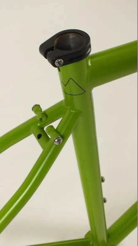 Anterra Steel Gravel Cyclocross Super Road Frameset 700c Disc Brake Frame Aluminum Tapered Fork Thru Axle with Headset