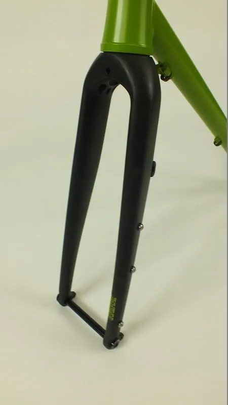 Anterra Steel Gravel Cyclocross Super Road Frameset 700c Disc Brake Frame Aluminum Tapered Fork Thru Axle with Headset