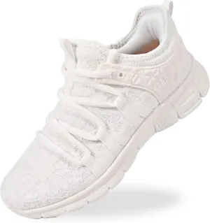 AOE Womens Fashion Walking Running Shoes Ultra Lightweight Breathable Mesh Tennis Shoes Non Slip Athletic Workout Gym Sneakers