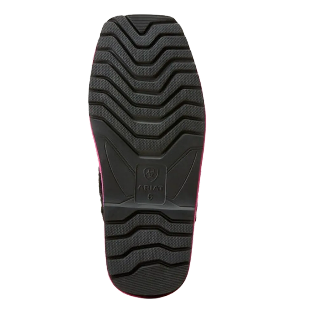 AR8030 Ariat Women's Jackie Square Toe Slipper - Pink Pony Print