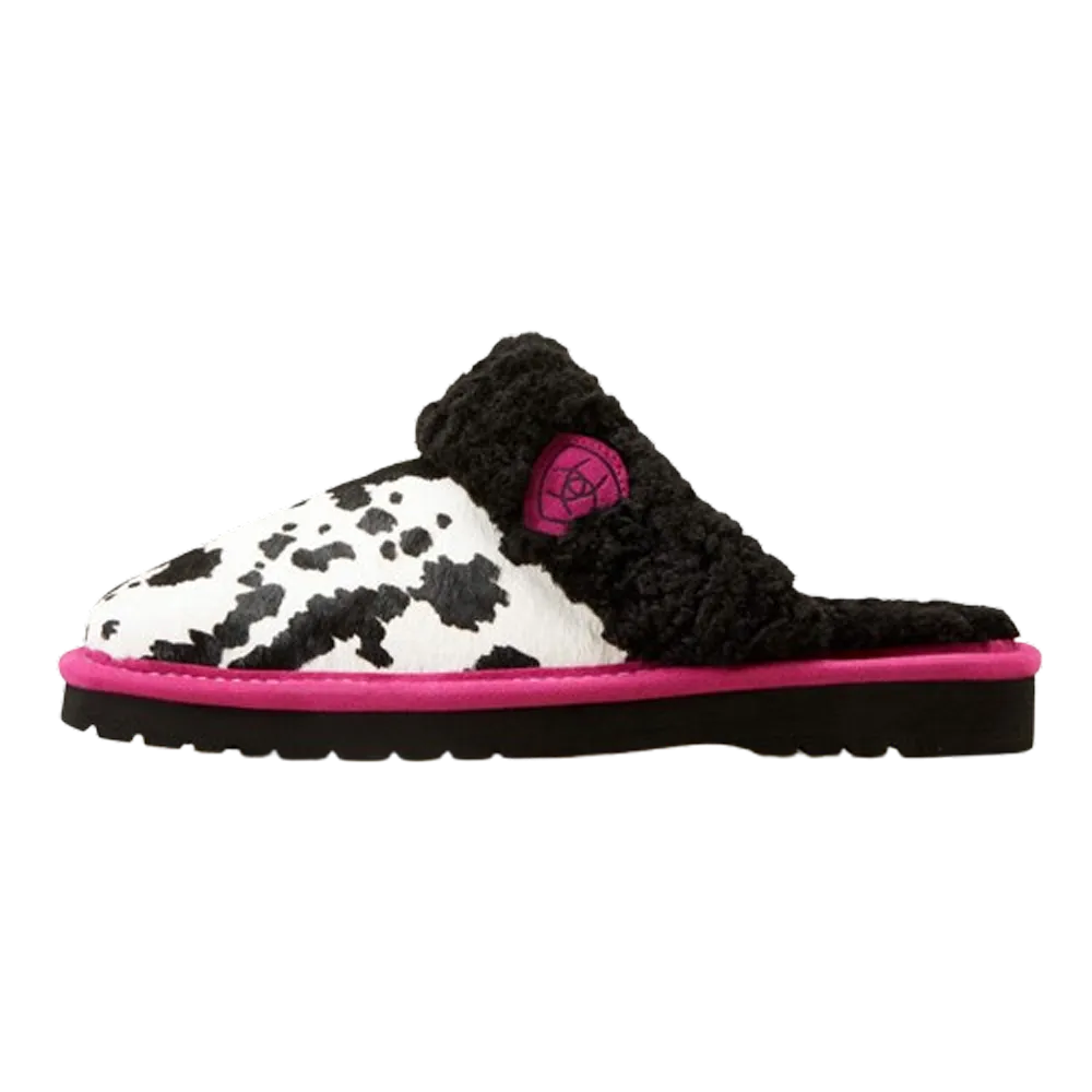 AR8030 Ariat Women's Jackie Square Toe Slipper - Pink Pony Print