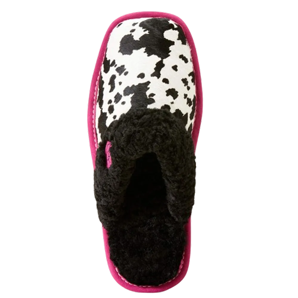 AR8030 Ariat Women's Jackie Square Toe Slipper - Pink Pony Print