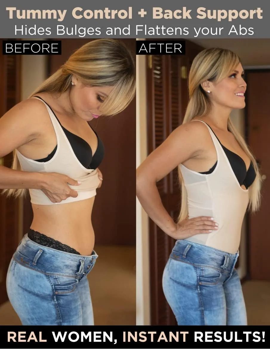 ARANZA Back Support Posture Corrector Waist Trainer Tummy Control Shapewear Top Faja Espalda