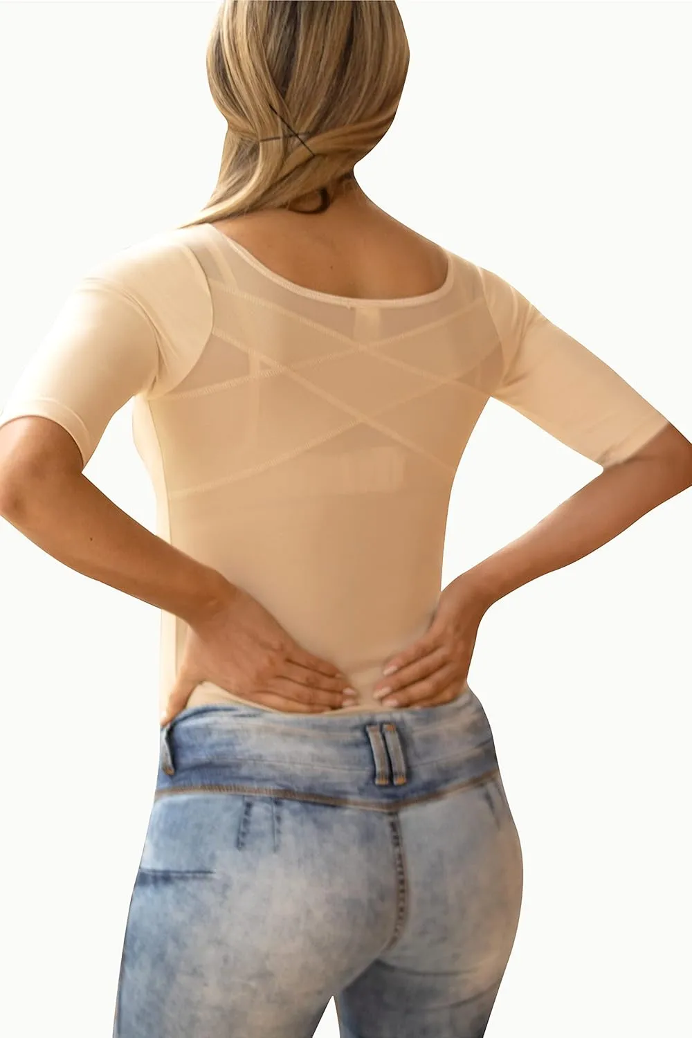 ARANZA Back Support Posture Corrector Waist Trainer Tummy Control Shapewear Top Faja Espalda