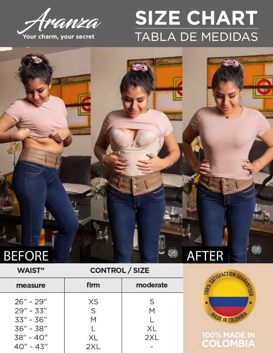 ARANZA Back Support Posture Corrector Waist Trainer Tummy Control Shapewear Top Faja Espalda