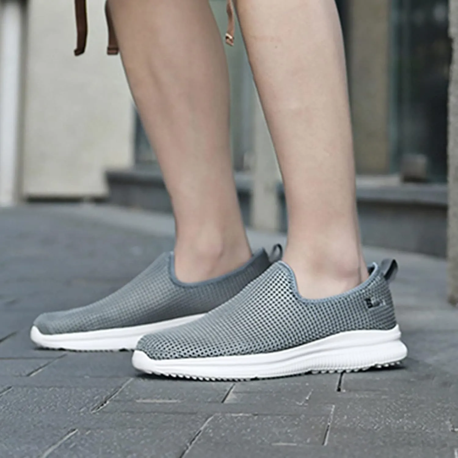 Arch Support Hiking Shoes for Men Slip-On Comfortable Light-Weight Shoe Comfortable & Light-Weight Stretch Shoes