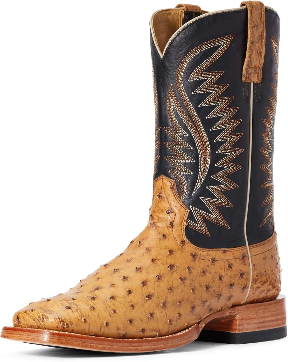 ARIAT Men's Gallup Full Quill Ostrich Western Boot