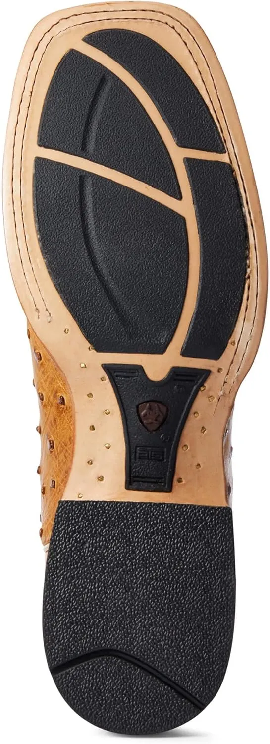 ARIAT Men's Gallup Full Quill Ostrich Western Boot