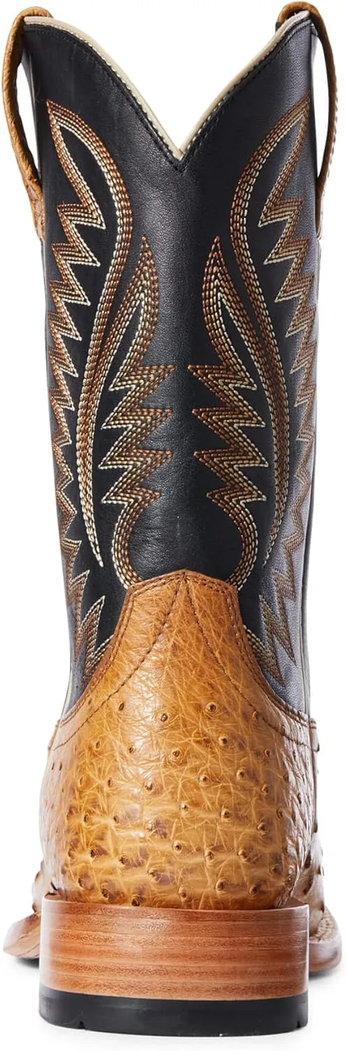 ARIAT Men's Gallup Full Quill Ostrich Western Boot