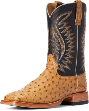 ARIAT Men's Gallup Full Quill Ostrich Western Boot