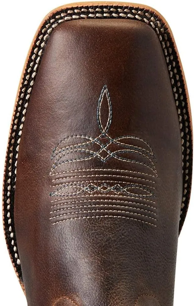 ARIAT Men's MNS Cow Camp Better BRN/Cool Blue Western Boot