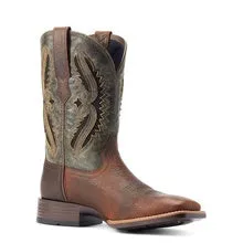Ariat Men's Rowder VentTEK 360 Rust/Forest Green Western Boots