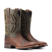 Ariat Men's Rowder VentTEK 360 Rust/Forest Green Western Boots