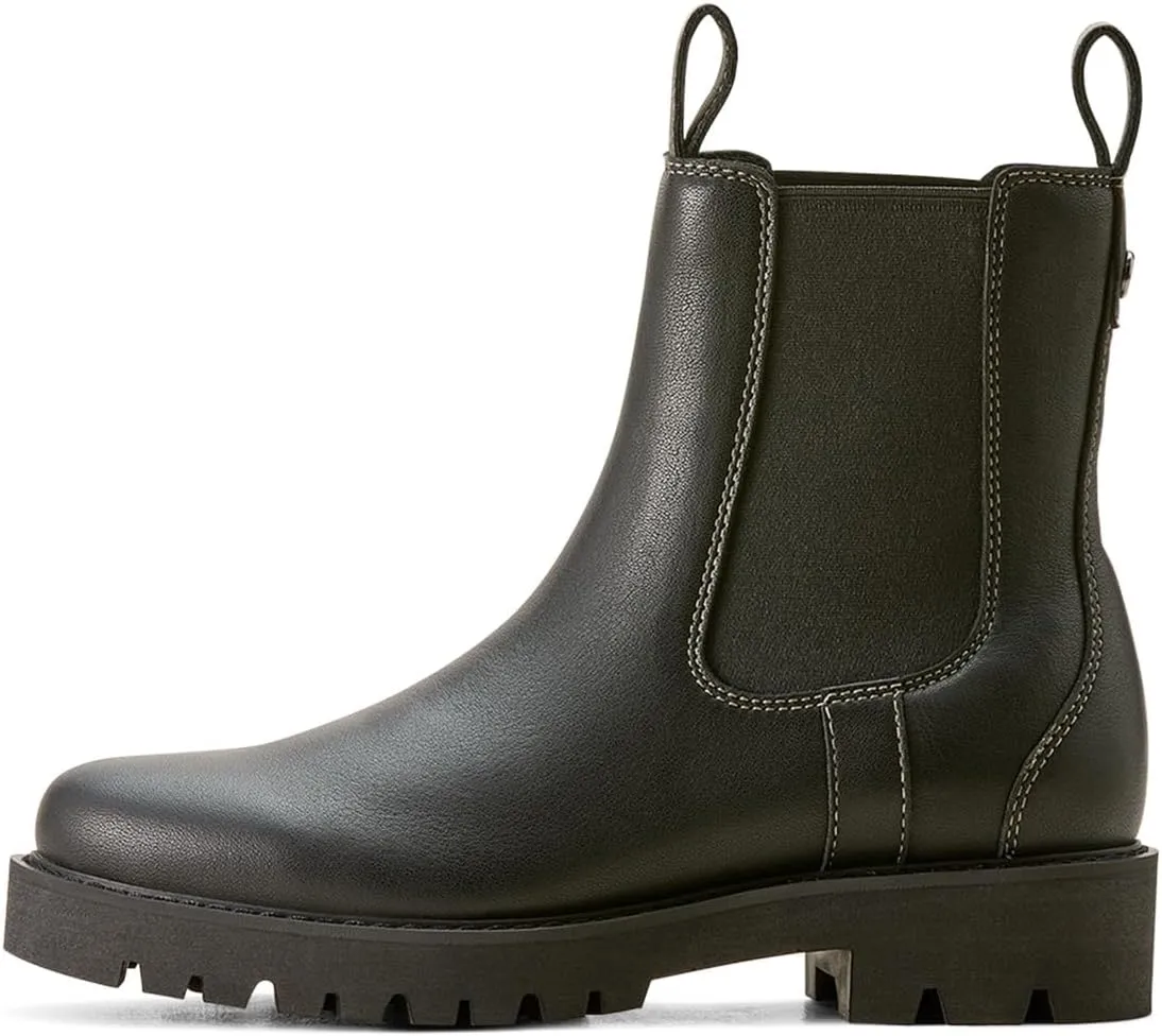 ARIAT Women's Wexford Lug Mid Waterproof Chelsea Boot