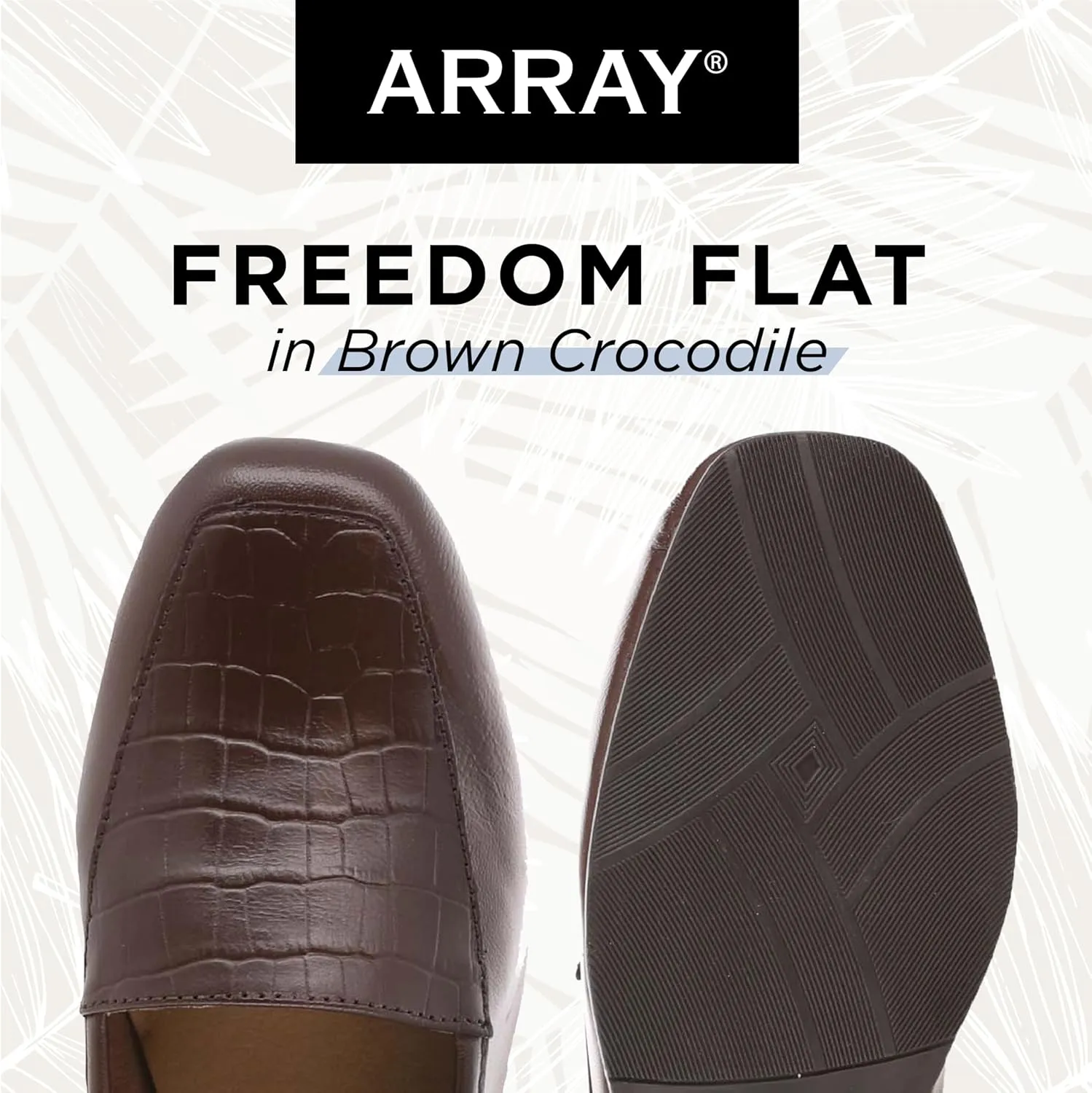 ARRAY Women’s Freedom Leather Slip-On Dress Flat