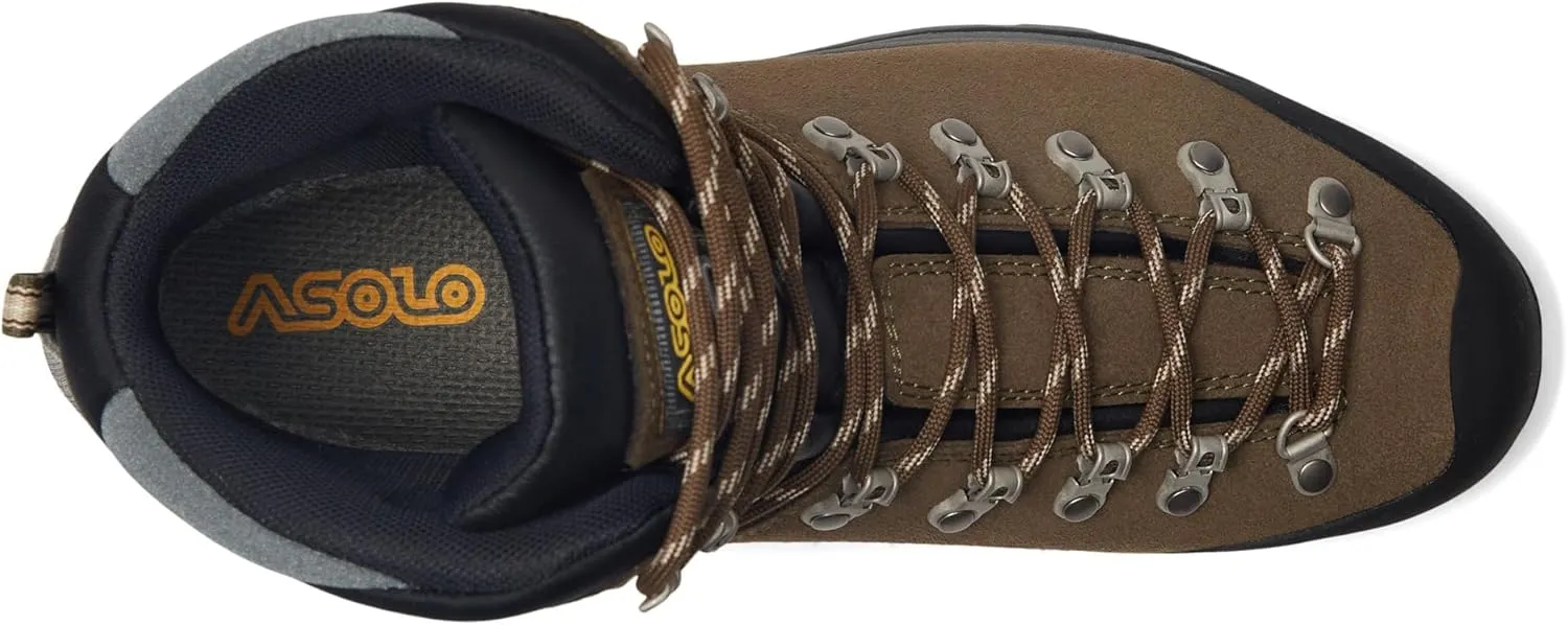 ASOLO Men's Greenwood EVO GV Water-Resistant Cushioned Perwanger Leather Ankle Trekking Hiking Boots | Toe Rubber Cap