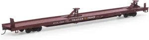 Athearn HO RTR 85' TOFC Flat TT/STTX #473652 ATH27665 HO Rolling Stock