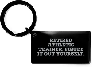 Athletic Trainer Gifts from Friends: Inspirational Quote Keychain for Christmas